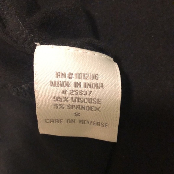 Soft Surroundings embroidered black long top - Picture 7 of 8